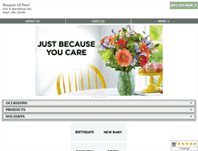 Tablet Screenshot of bouquetsofpearl.com